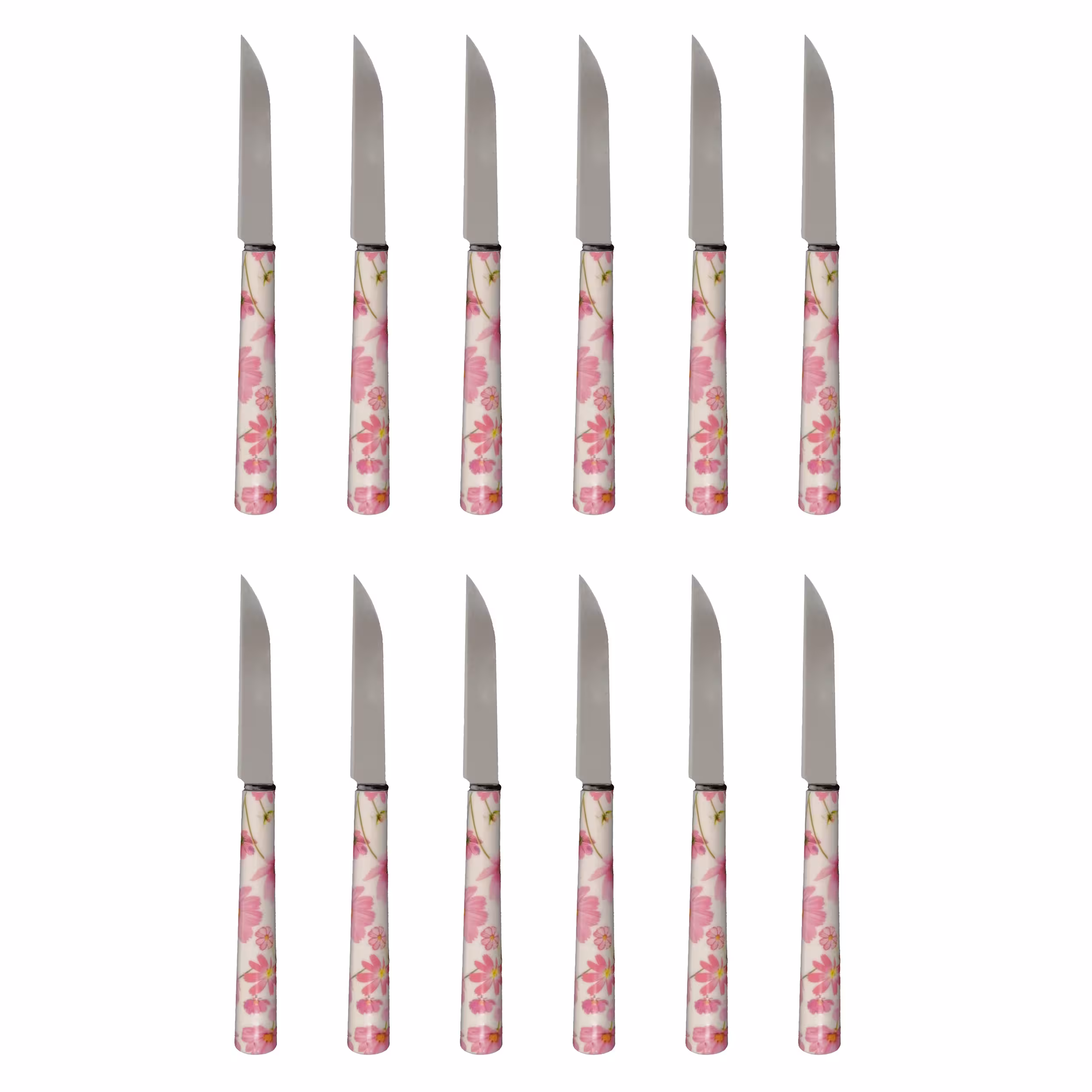 کارد میوه خوری دی ام جی مدل FLOWER-T بسته 12 عددی