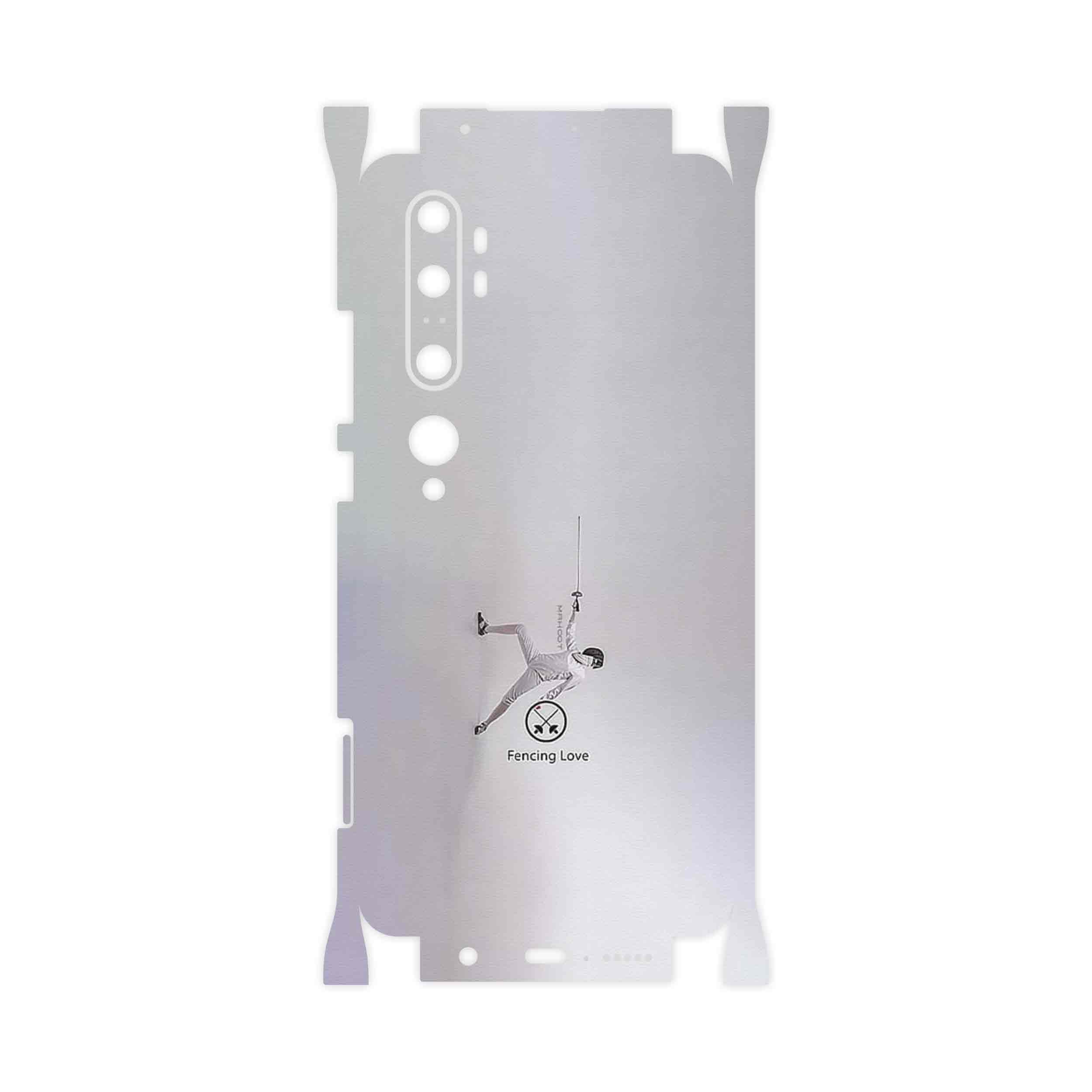 برچسب پوششی ماهوت مدل Fencing-FullSkin مناسب برای گوشی موبایل شیائومی Mi Note 10 Pro