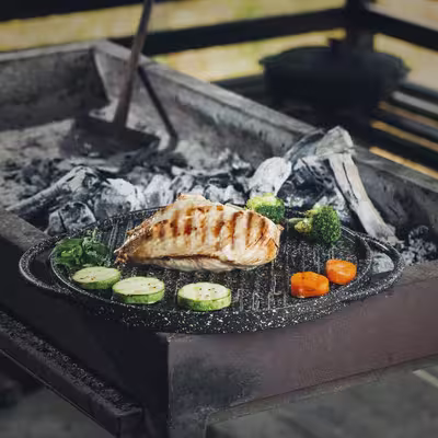 تابه گریل چدن نالینو مدل Spiza سایز 28