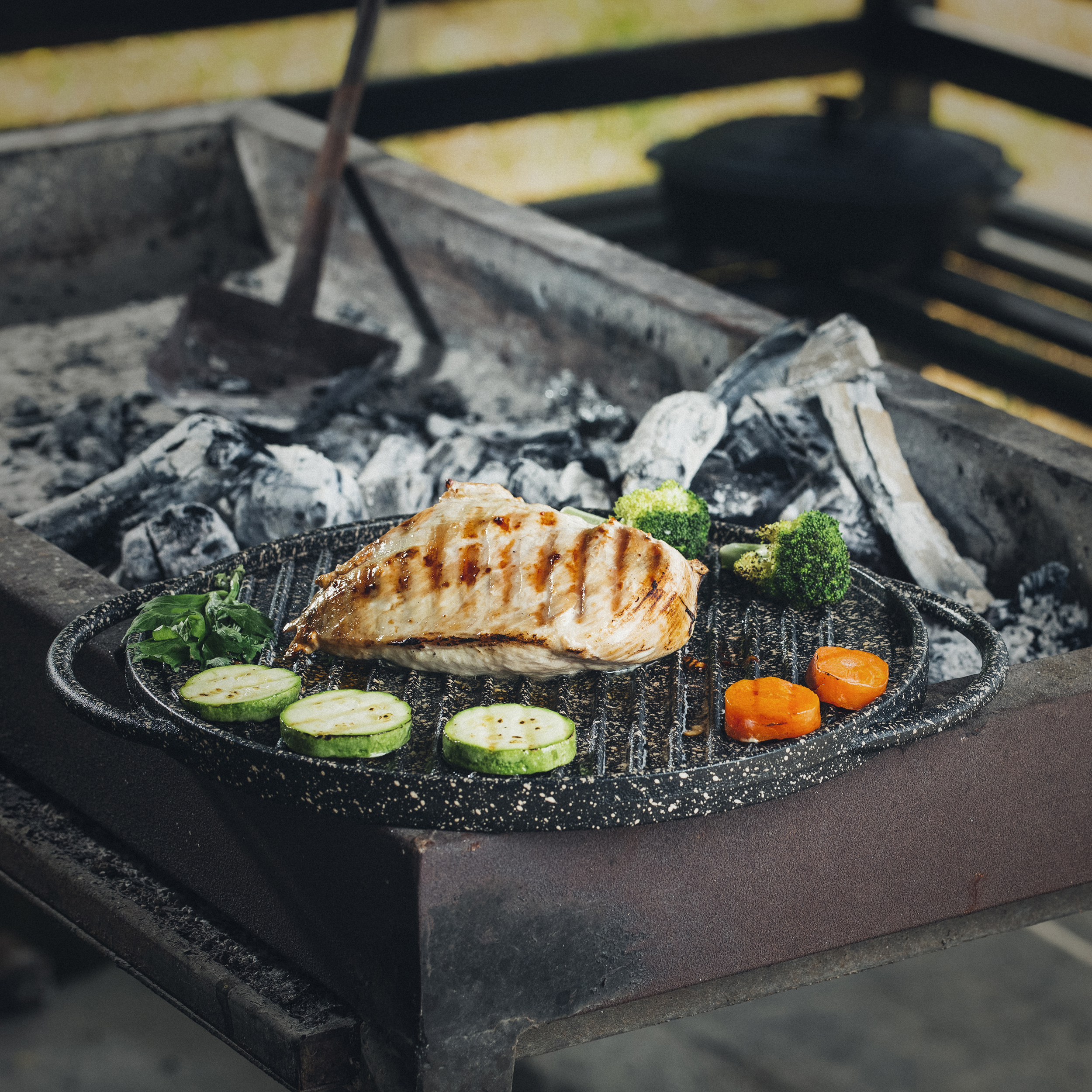 تابه گریل چدن نالینو مدل Spiza سایز 28