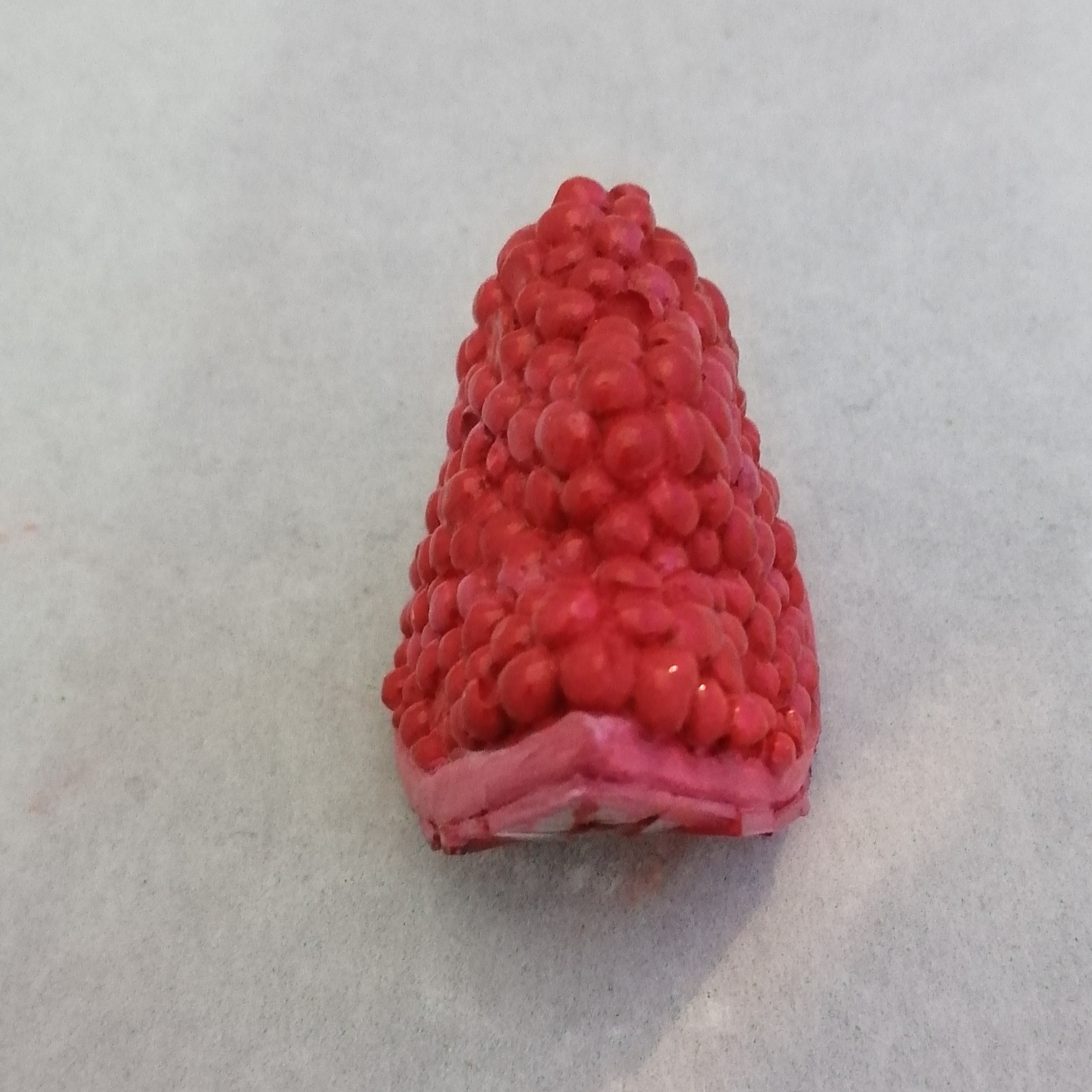 قاچ انار گچی آینه کاری دکوری شب یلدا  6سانتی