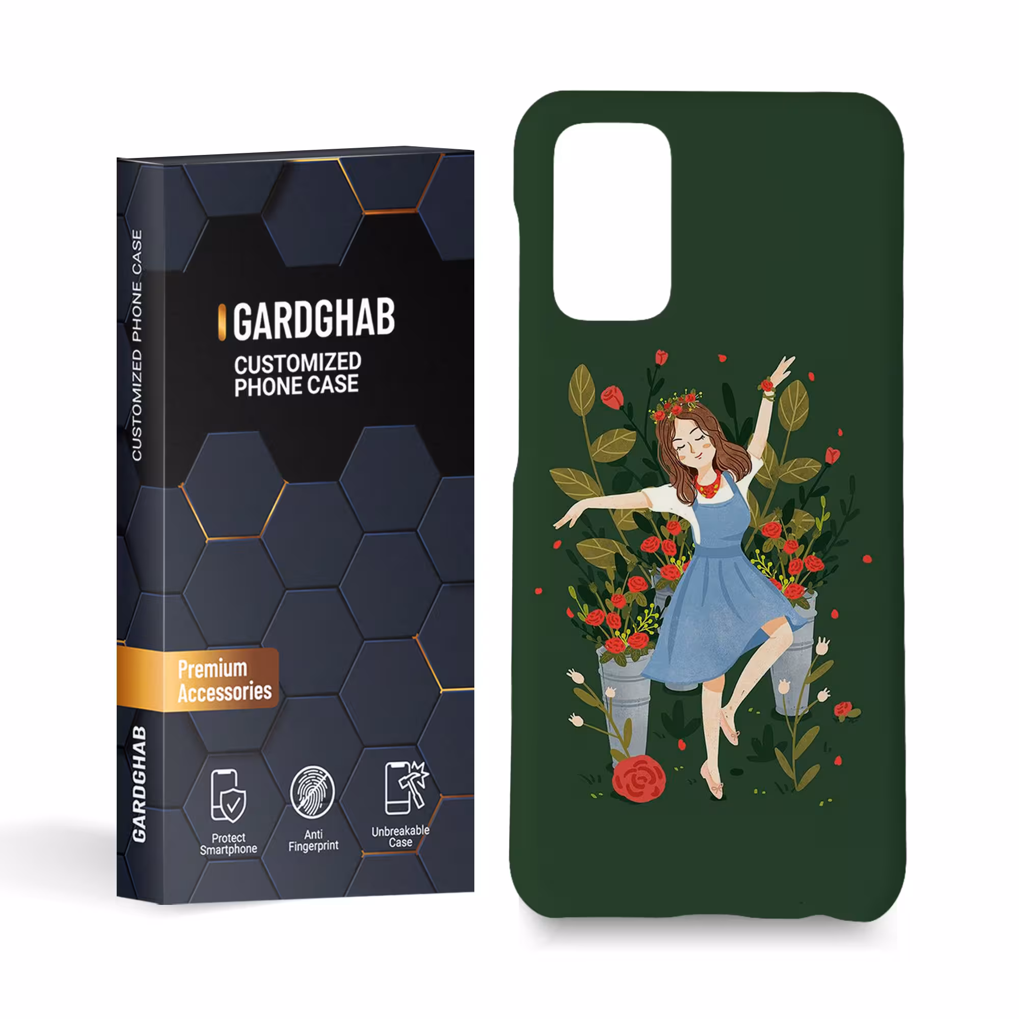 کاور گارد قاب مدل دخترانه مناسب برای گوشی موبایل سامسونگ Galaxy a13 4g  