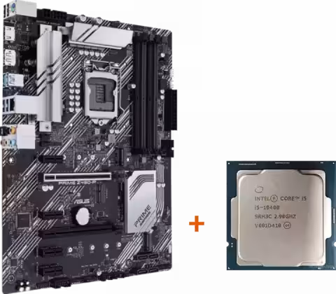 باندل مادربرد ASUS PRIME Z490-P  به همراه پردازنده INTEL CORE I5 10400