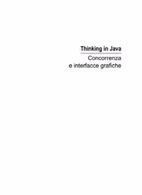 خرید و دانلود نسخه کامل کتاب Thinking in Java vol. 3 - Concorrenza e interfacce grafiche