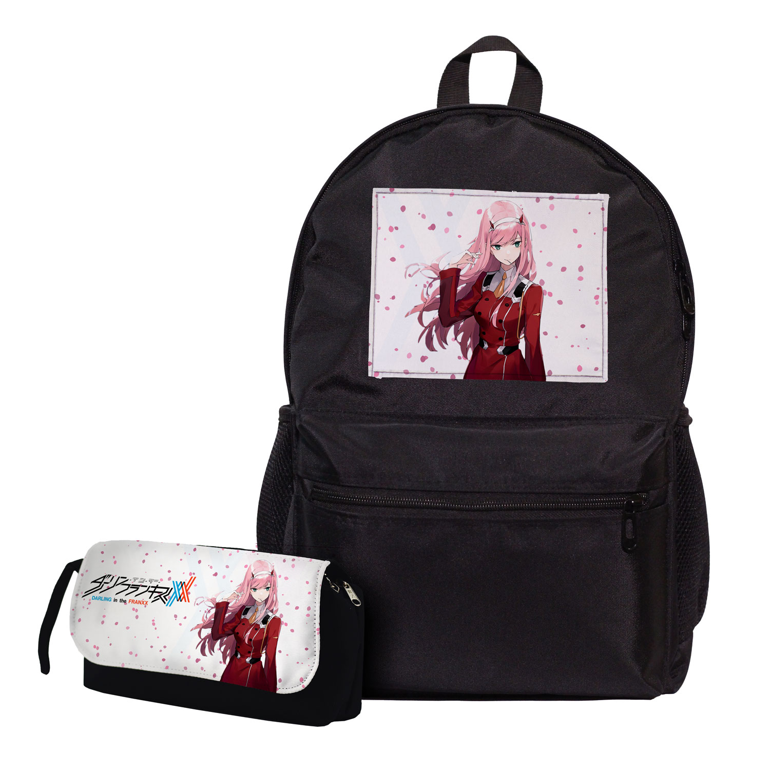 کوله پشتی طرح انیمه darling in the franxx کد 7126 به همراه جامدادی