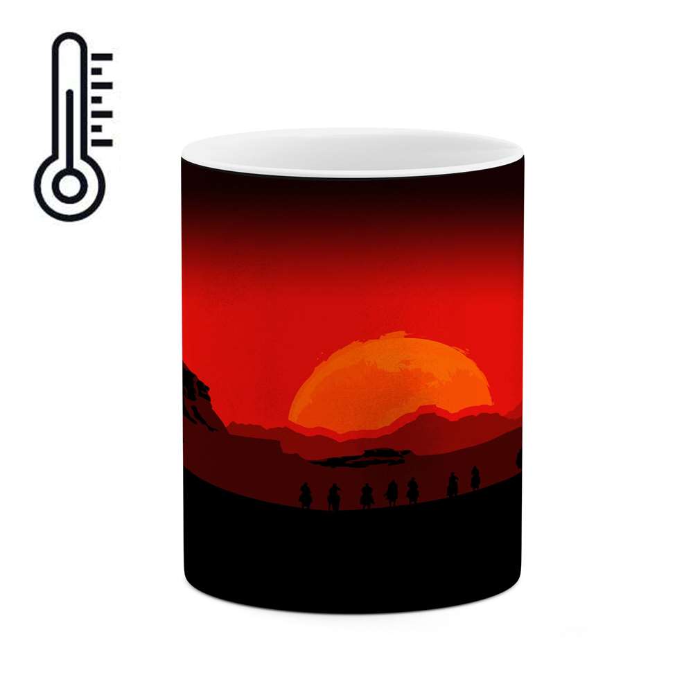 ماگ حرارتی طرح بازی red dead مدل mgph11513