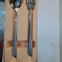 قاشق و چنگال استیل 