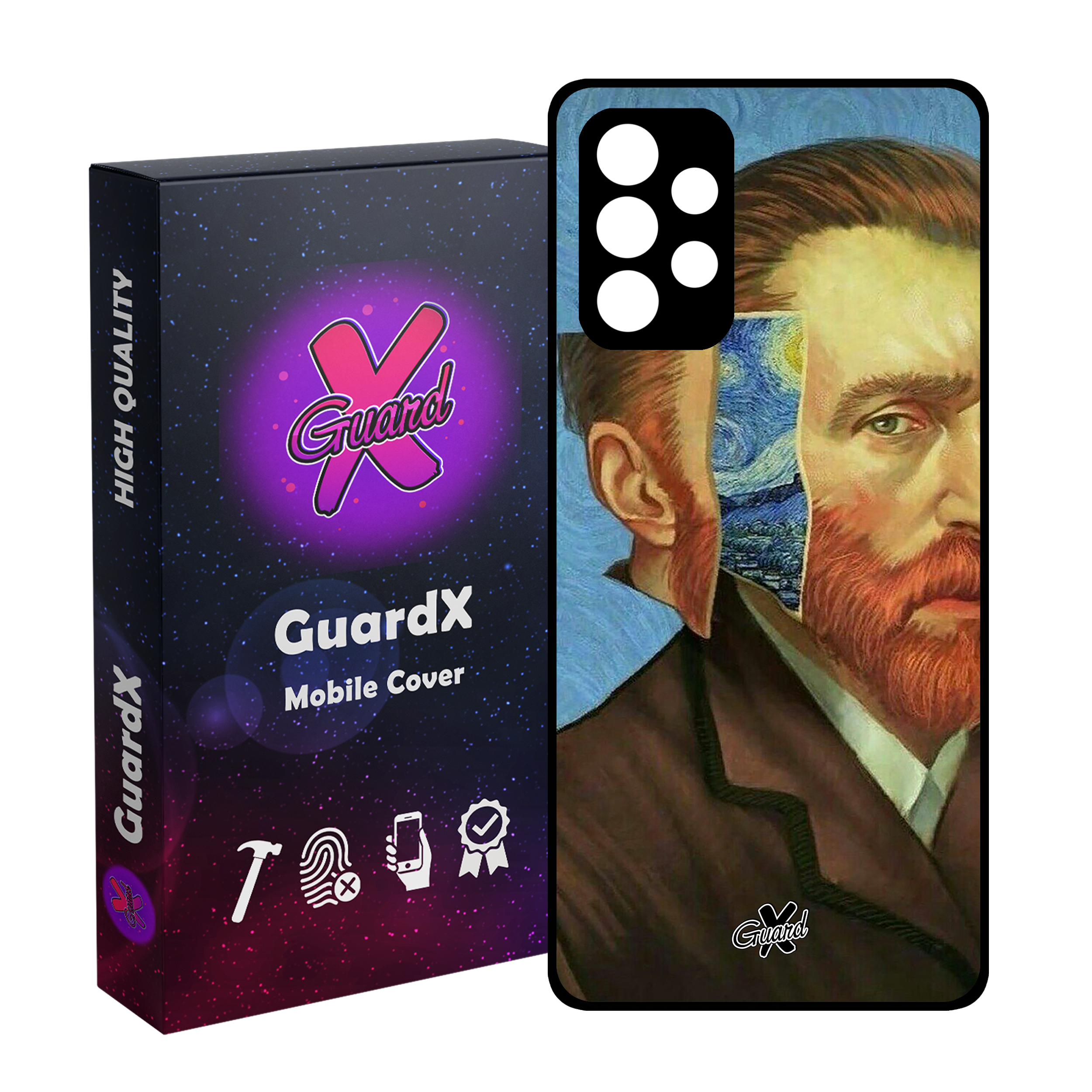 کاور گارد ایکس طرح Art مدل Glass10008 مناسب برای گوشی موبایل سامسونگ Galaxy A52