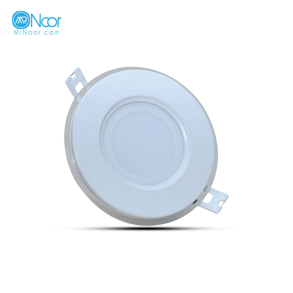 پنل LED دورشیشه‌ای توکار 18 وات پارس شهاب مدل نسترن - مستر نور
