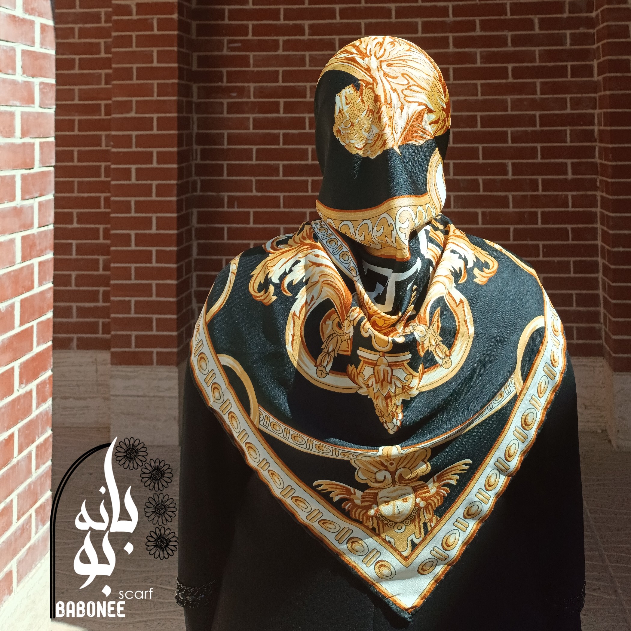 روسری مجلسی ابریشم نوبل