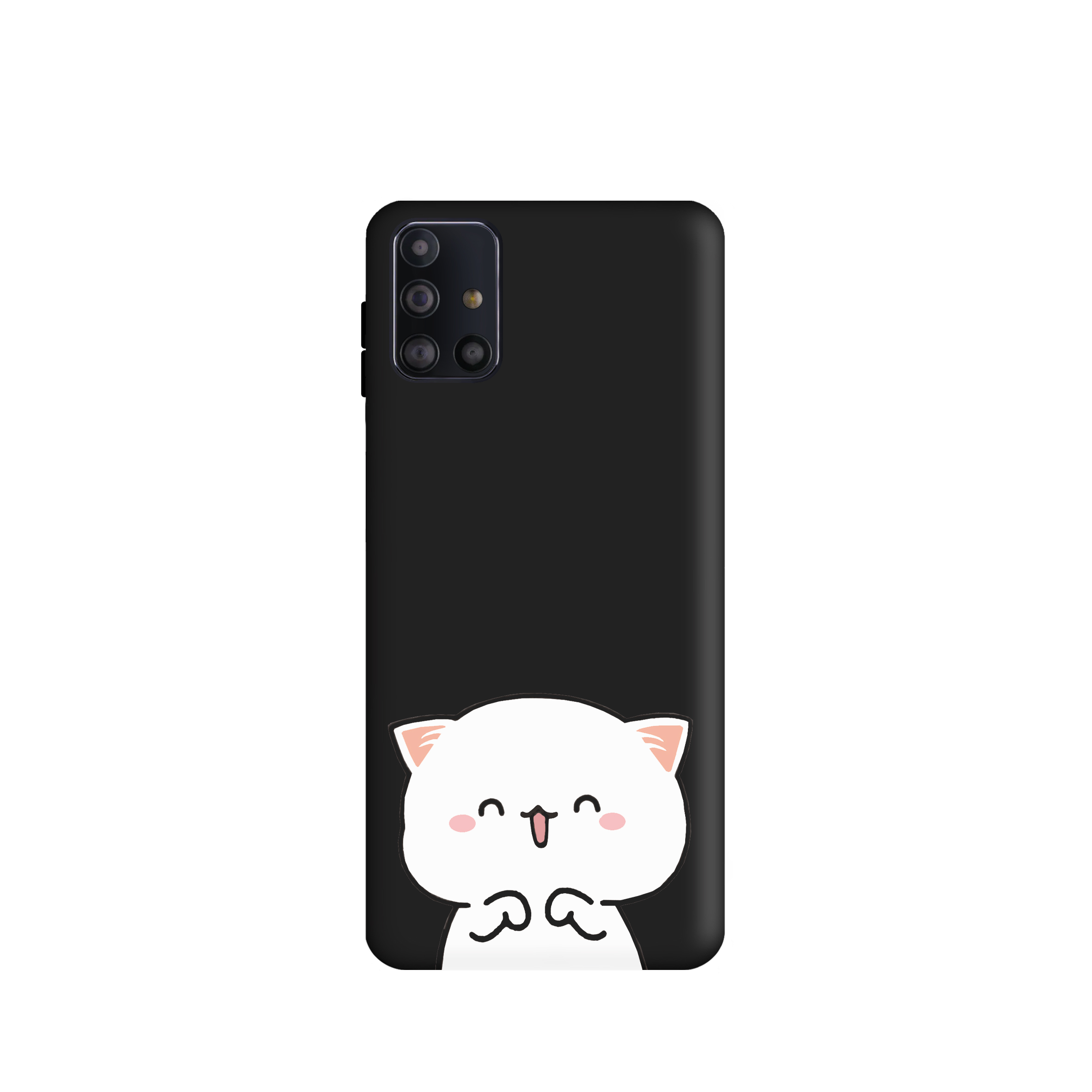 کاور طرح   گربه دخترانه  کد y3926 مناسب برای گوشی موبایل سامسونگ  Galaxy M31S