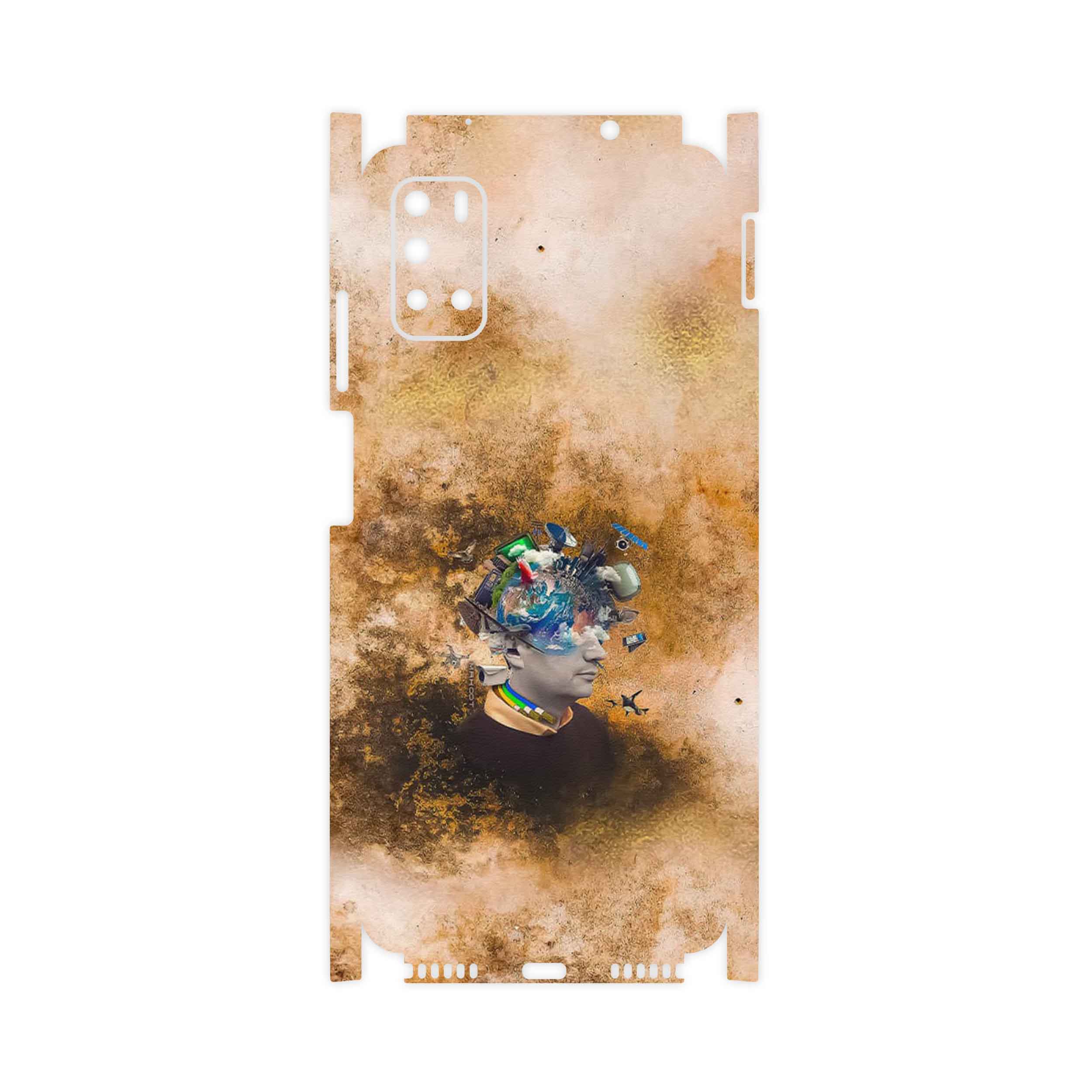 برچسب پوششی ماهوت مدل Collage of surreal Portrait of Men-FullSkin مناسب برای گوشی موبایل جی پلاس Z10