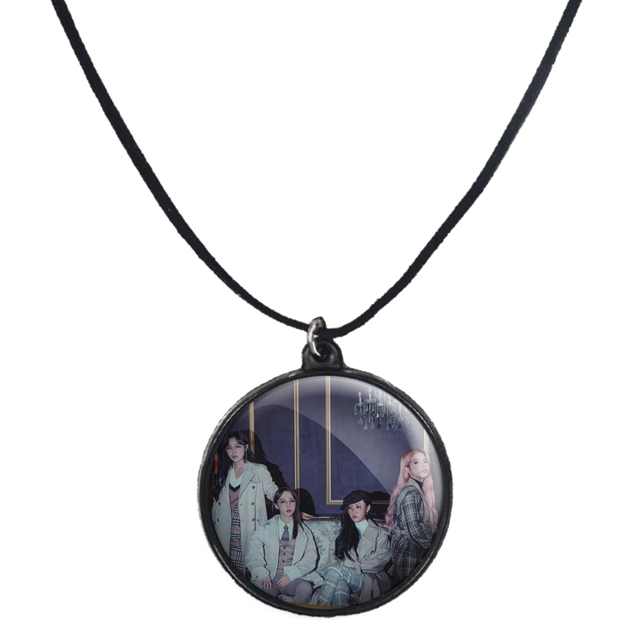 گردنبند پرمانه طرح mamamoo کد pmb.13413 مدل دو طرفه