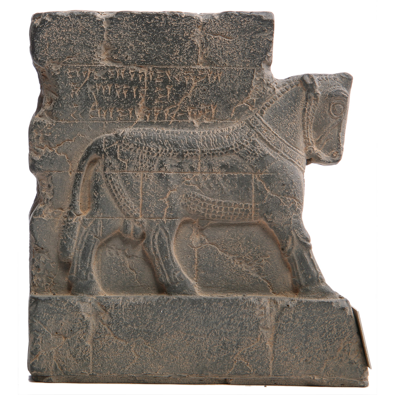 مجسمه تندیس و پیکره شهریار مدل دروازه ملل گاو کد MO1250 سایز کوچک