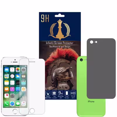 برچسب پوششی اینفینیتی مدل PR MAX مناسب برای گوشی موبایل اپل iPhone 5C به همراه محافظ صفحه نمایش