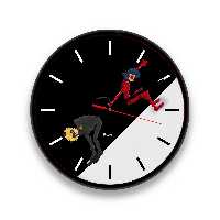 ساعت‌ دیواری رومیزی راویتا طرح دختر کفشدوزکی کد 3408