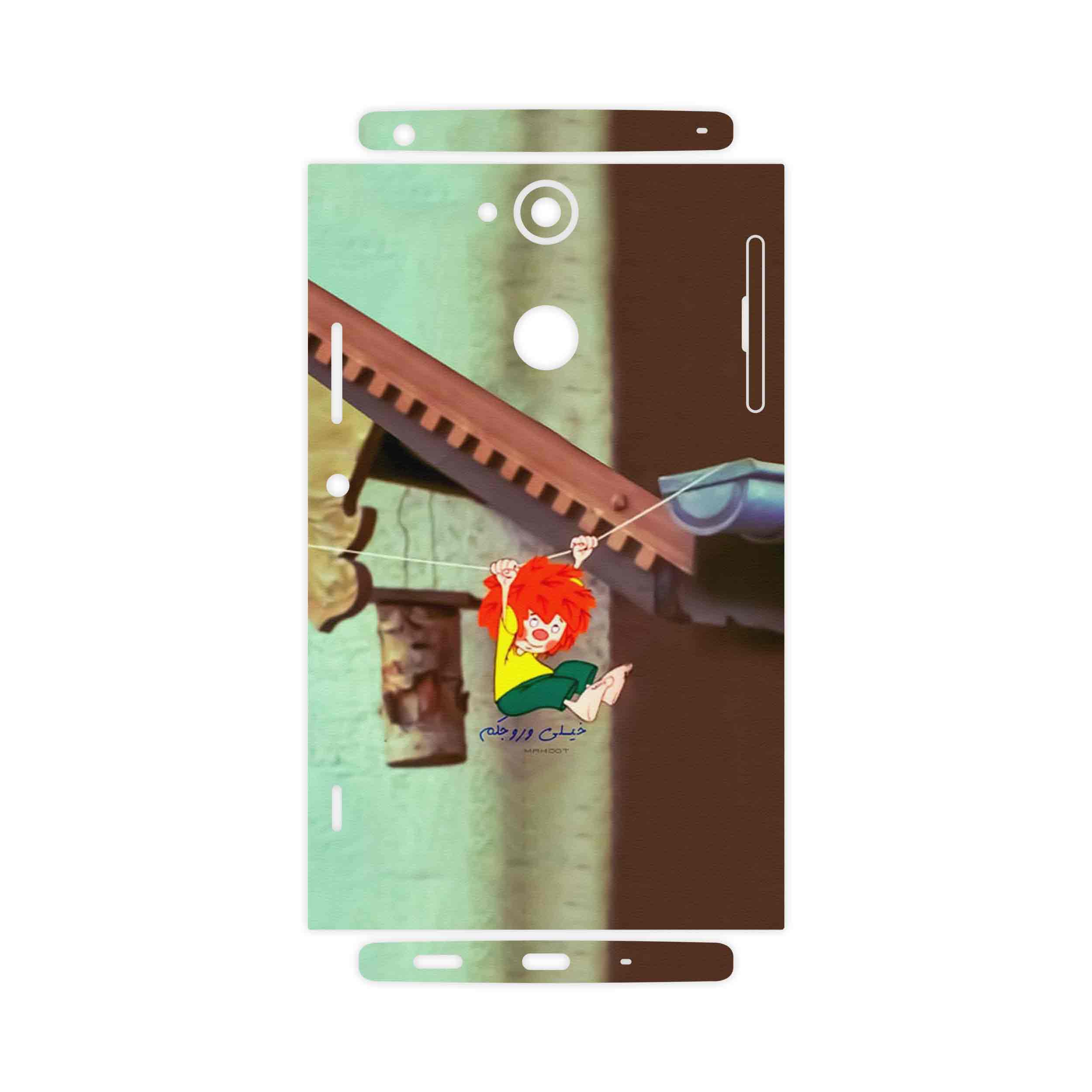 برچسب پوششی ماهوت مدل Meister Eder und sein Pumuckl-FullSkin مناسب برای گوشی موبایل سونی Xperia XA2