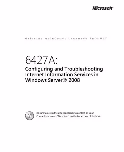 خرید و دانلود نسخه کامل کتاب Microsoft 6427A: Configuring and Troubleshooting Internet Information Services in Windows Server 2008