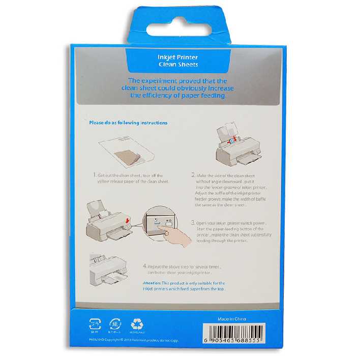 کاغذ تمیز کننده کاغذکش پرینتر مدل h30 مجموعه 2 عددی