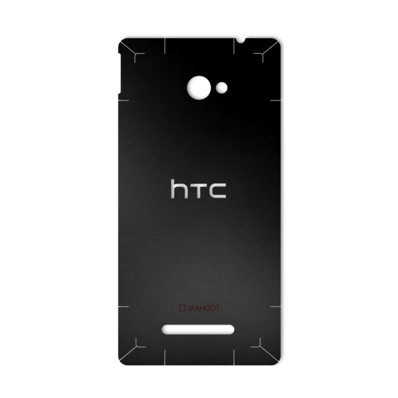 برچسب پوششی ماهوت طرح Black-Color-Shades مناسب برای گوشی موبایل اچ تی سی 8X