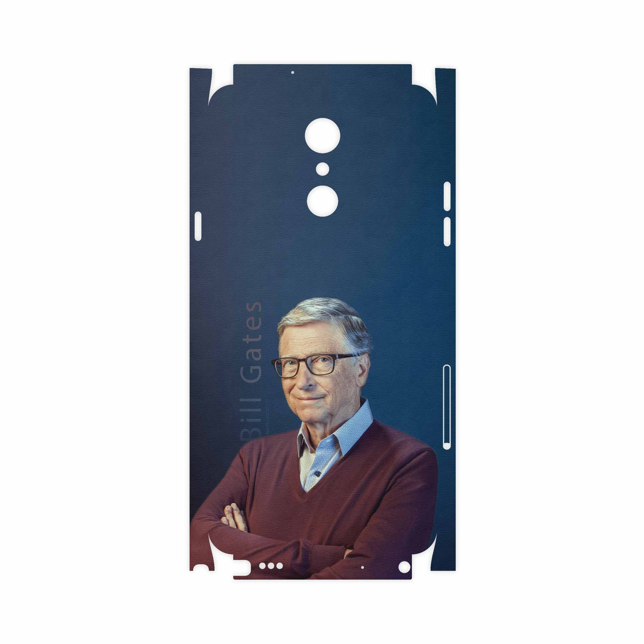 برچسب پوششی ماهوت مدل Bill Gates-FullSkin مناسب برای گوشی موبایل ال جی Q Stylus