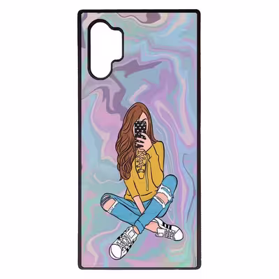 کاور طرح دختر کد 1146 مناسب برای گوشی موبایل سامسونگ galaxy note 10 plus