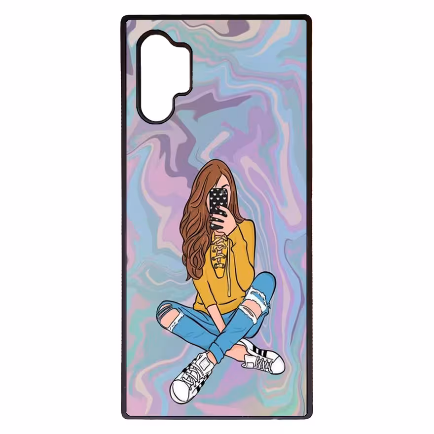 کاور طرح دختر کد 1146 مناسب برای گوشی موبایل سامسونگ galaxy note 10 plus