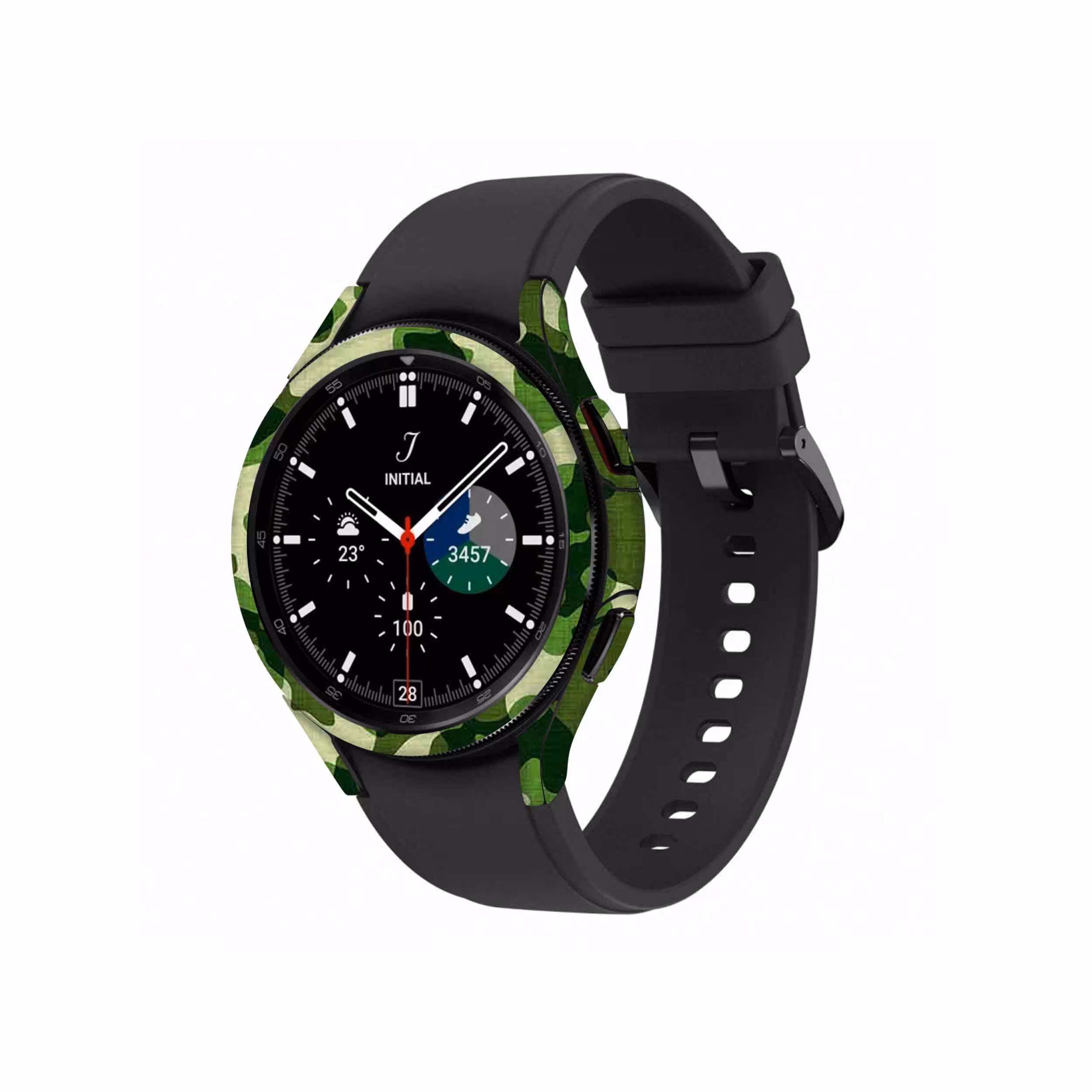 برچسب ماهوت طرح Army Green 2 مناسب برای ساعت هوشمند سامسونگ Watch4 Classic 42mm