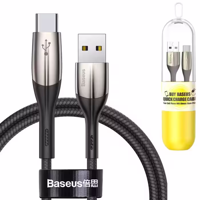 کابل USB به USB-C باسئوس مدل TZCATSP-A01 طول 1متر مجموعه 16 عددی