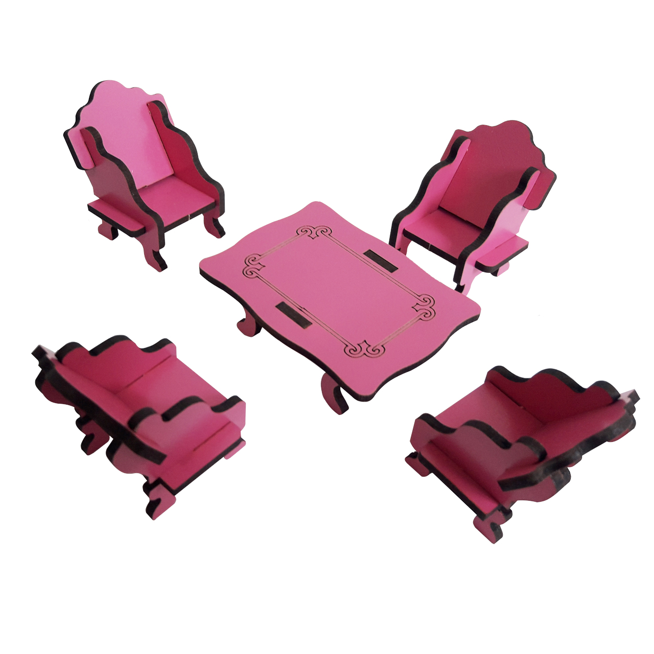  ماکت دکوری طرح مبل راحتی مدل Q100