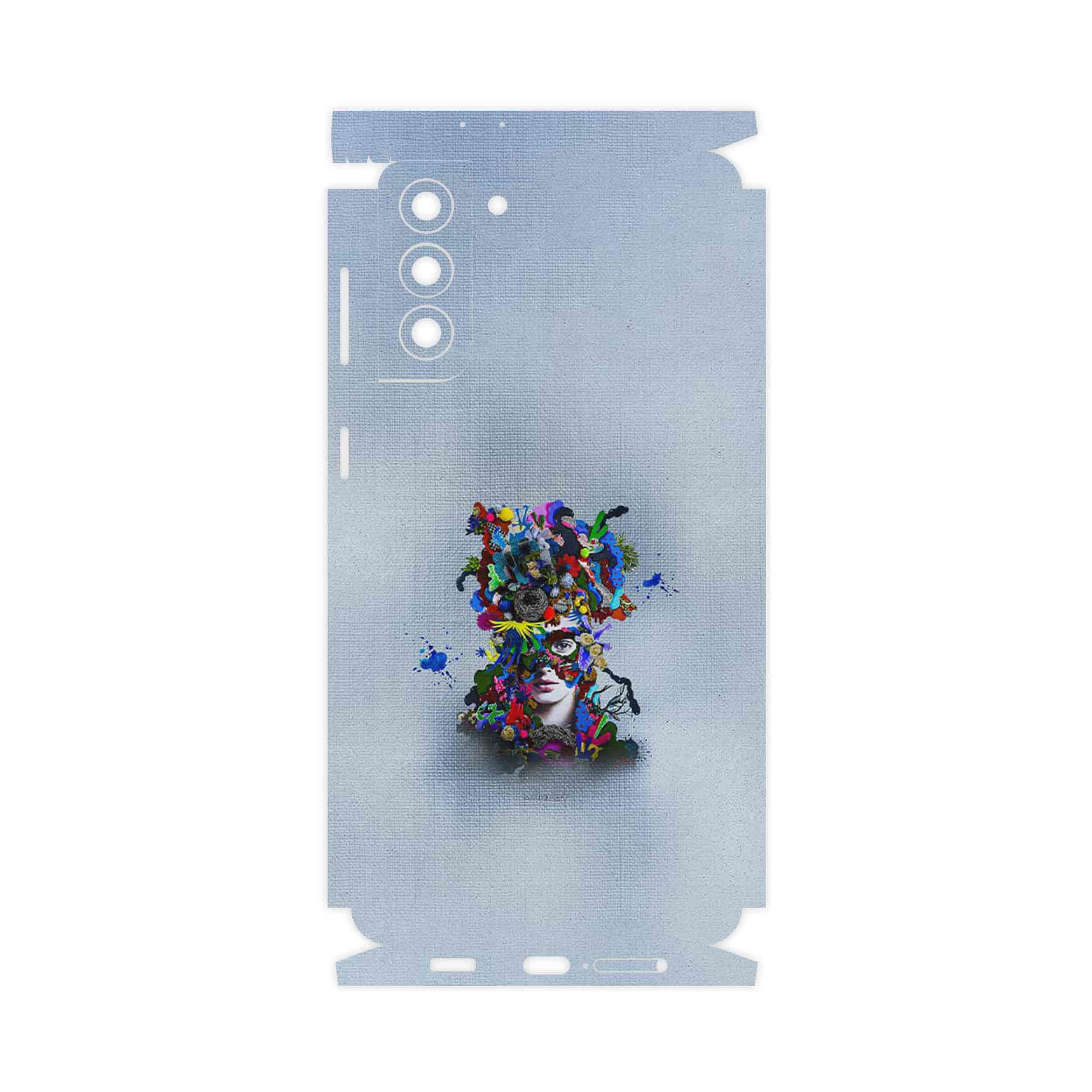 برچسب پوششی ماهوت مدل Collage of surreal Portrait of Women 4-FullSkin مناسب برای گوشی موبایل سامسونگ Galaxy S21 Plus 5G