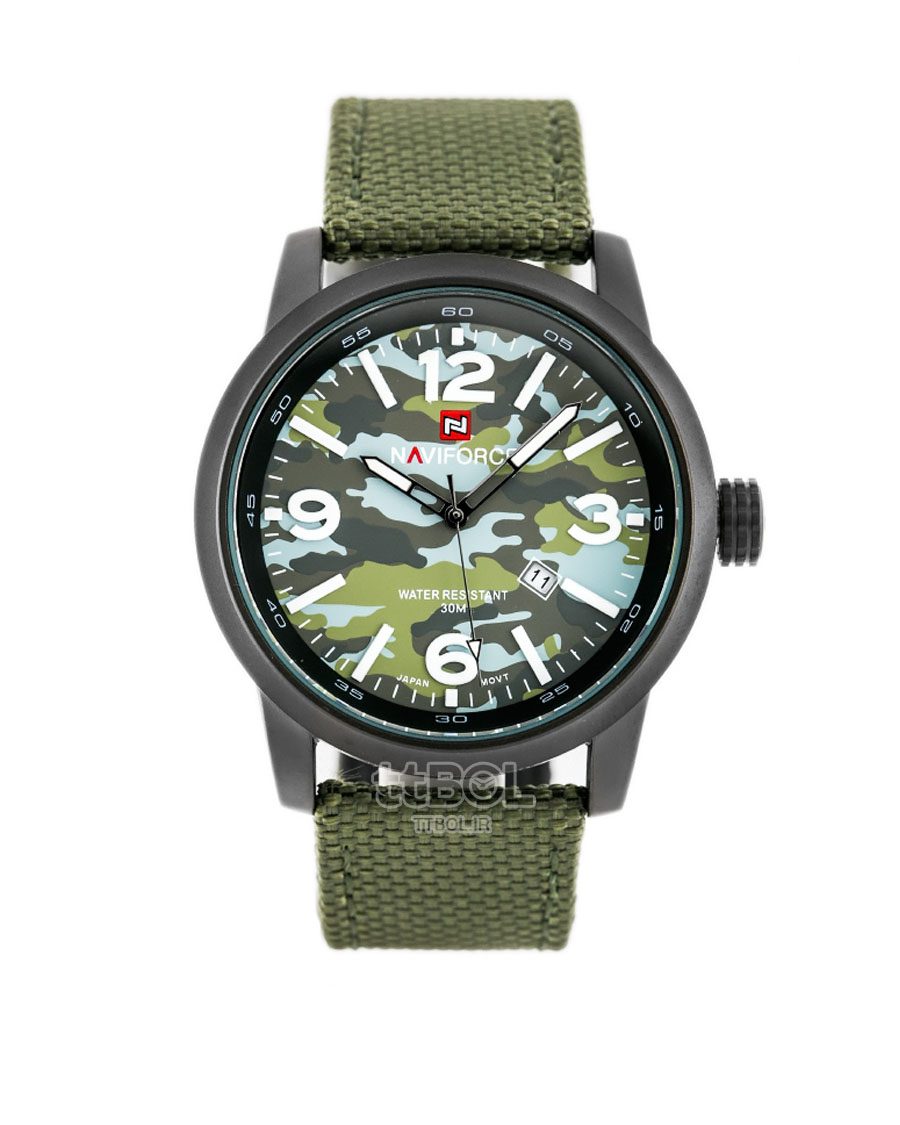 ساعت مچی مردانه ناوی فورس NAVIFORCE NF9080 B/GN/GN