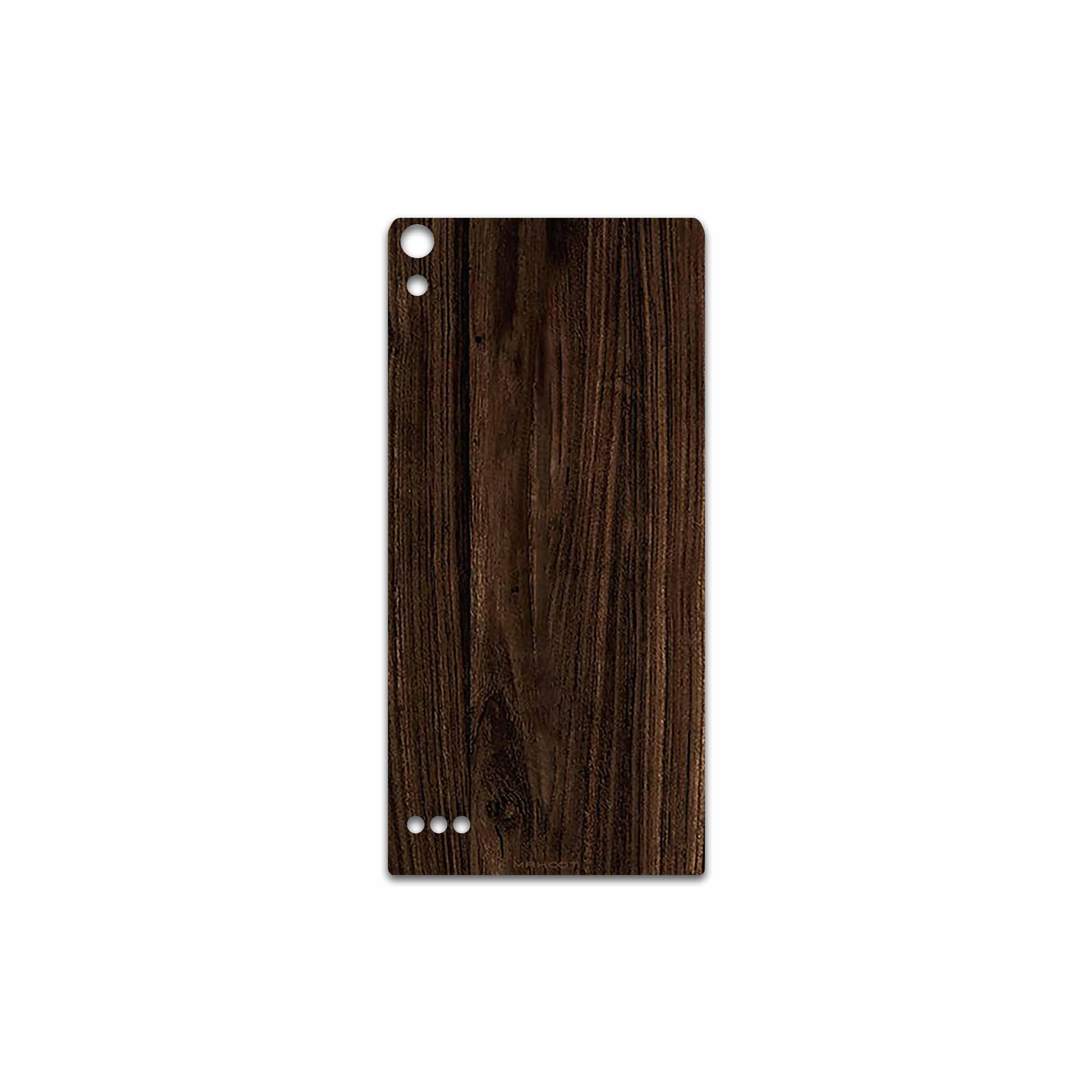 برچسب پوششی ماهوت مدل Dark Walnut Wood مناسب برای گوشی موبایل هوآوی Ascend P6