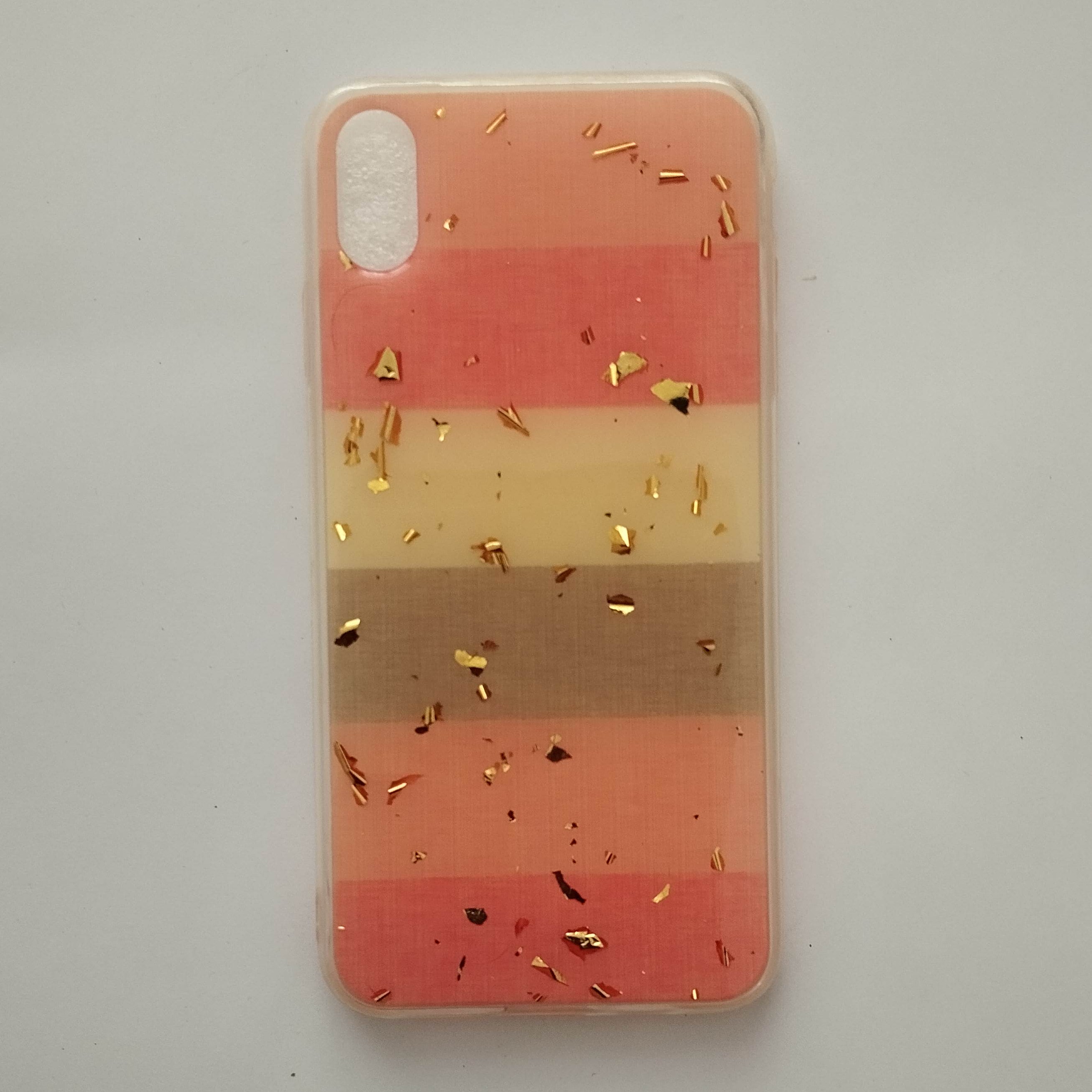 گارد - قاب - کاور آبرنگی با رگه های طلایی کد2 مناسب برای آیفون iPhone Xs Max