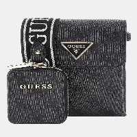 کیف دستی زرد زنانه نگهدارنده تلفن آرم لاتونا 4G Guess