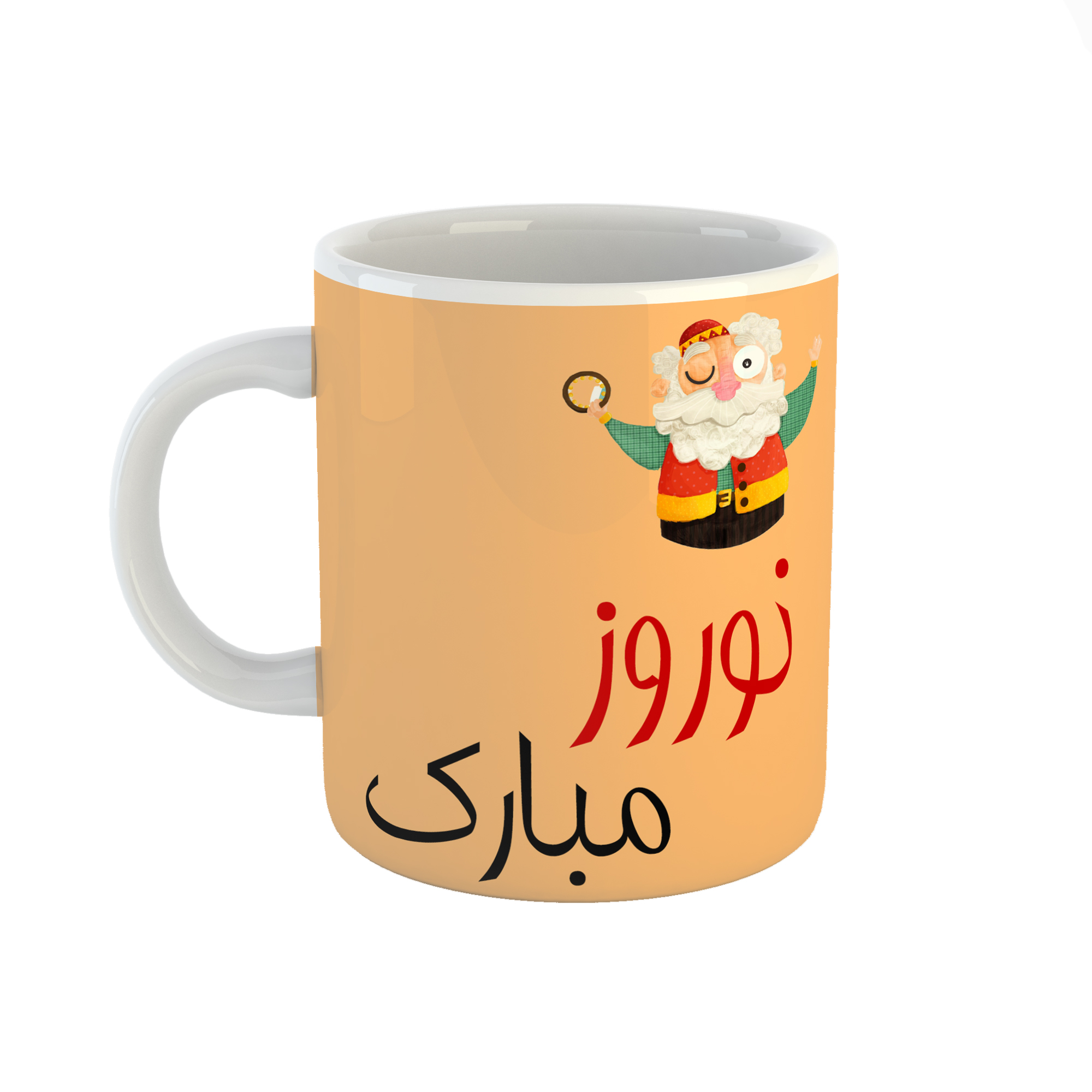 ماگ طرح عید نوروز مدل عمو نوروز 