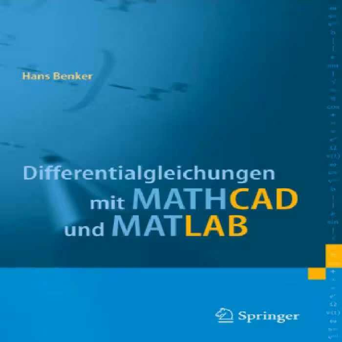 خرید و دانلود نسخه کامل کتاب Differentialgleichungen mit MATHCAD und MATLAB German