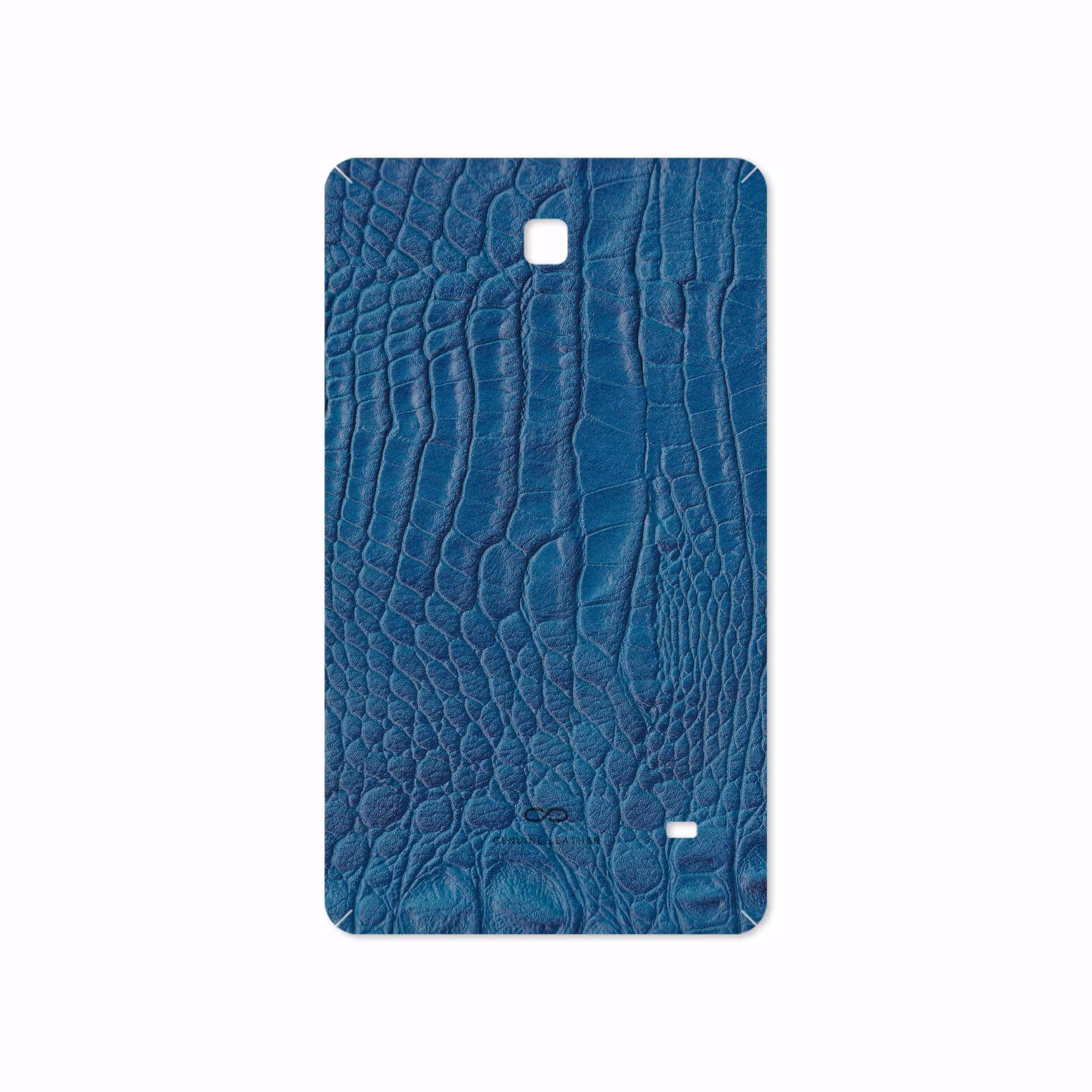 برچسب پوششی ماهوت مدل Blue-Crocodile-Leather مناسب برای تبلت سامسونگ Galaxy Tab 4 7.0 2014 T231