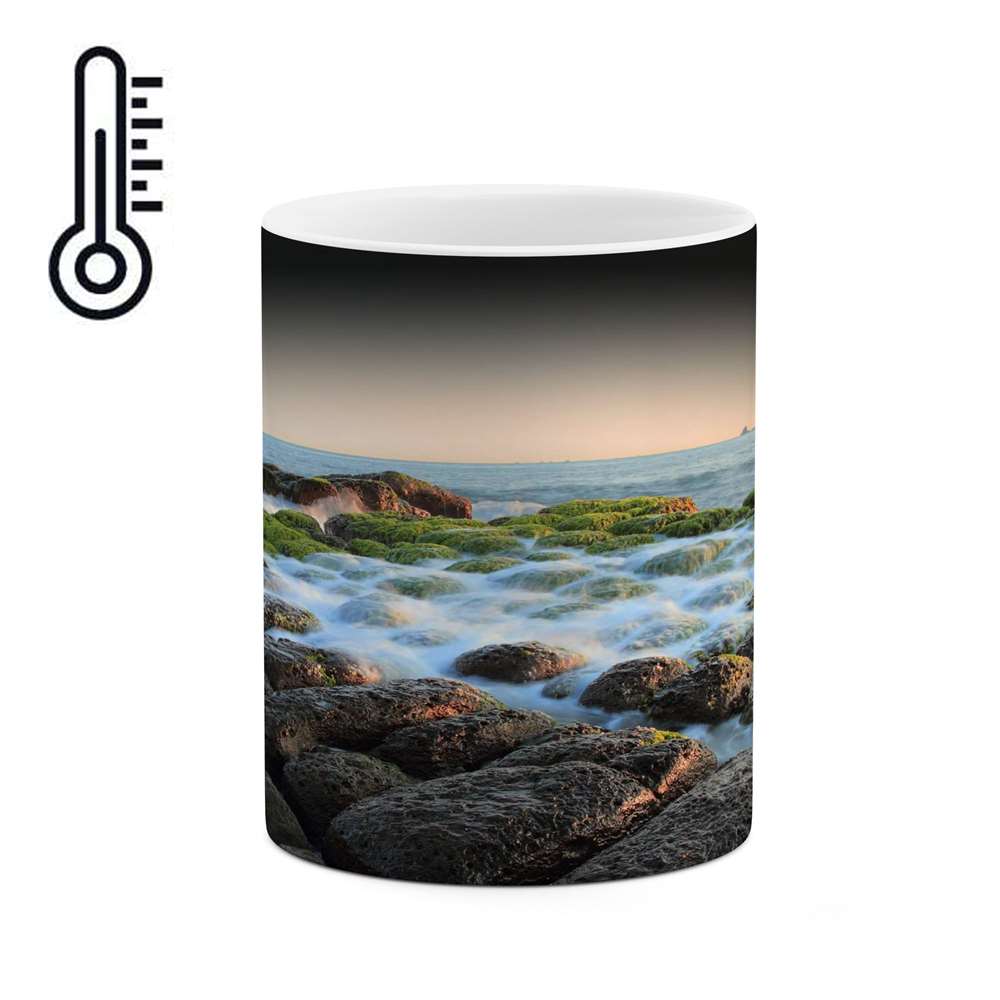 ماگ حرارتی کاکتی طرح منظره مدل mgh17802