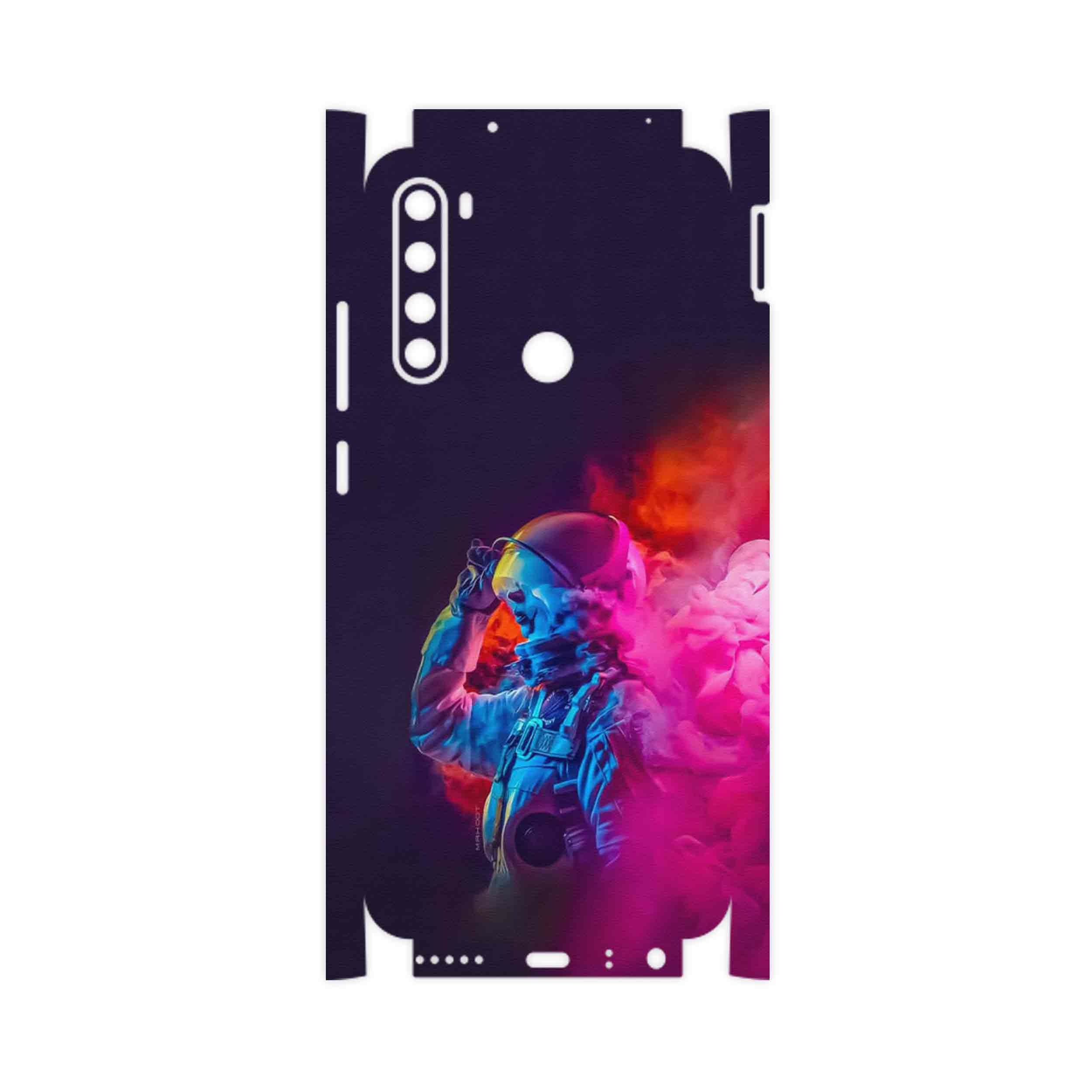 برچسب پوششی ماهوت مدل Smoke Rainbow Digital Art 1-FullSkin مناسب برای گوشی موبایل شیائومی Redmi Note 8 2021