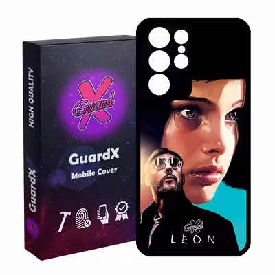 کاور گارد ایکس طرح Leon مدل Glass10322 مناسب برای گوشی موبایل سامسونگ Galaxy S21 Ultra