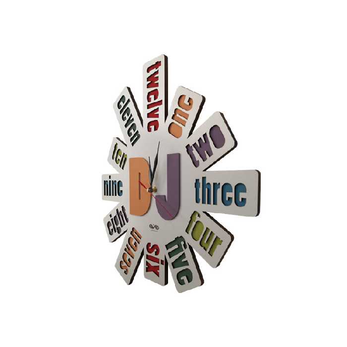  ساعت دیواری طرح دی جی مدل MC004C-A