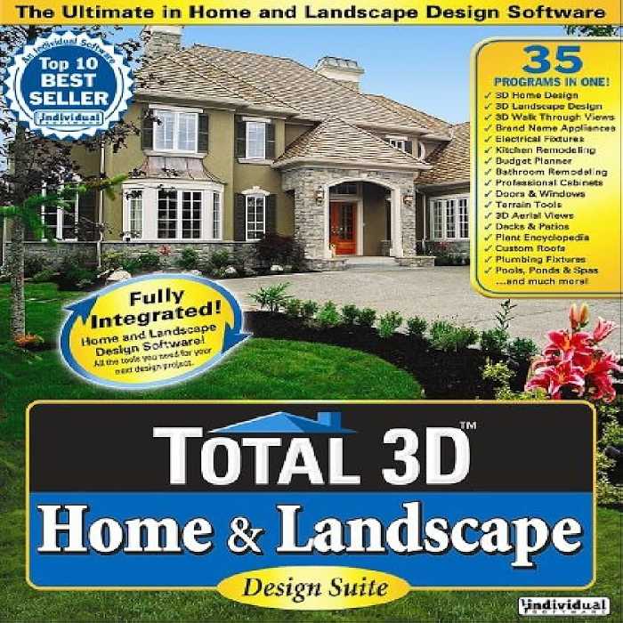 نرم افزار ویندوز Total 3D Home And Landscape Design Suite 7.0