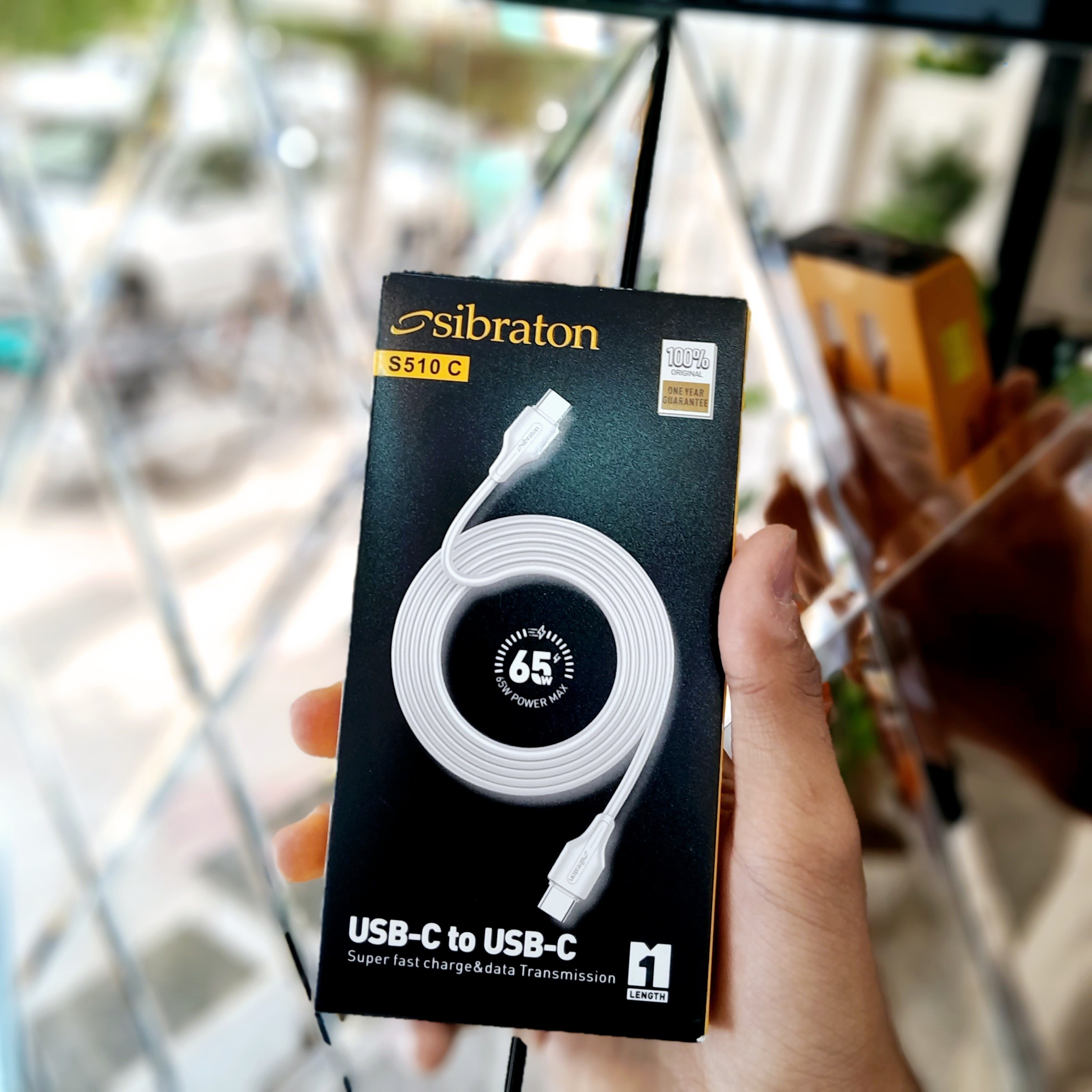 کابل شارژ دو سر تایپ سی، کابل سیبراتون، دو سر type c