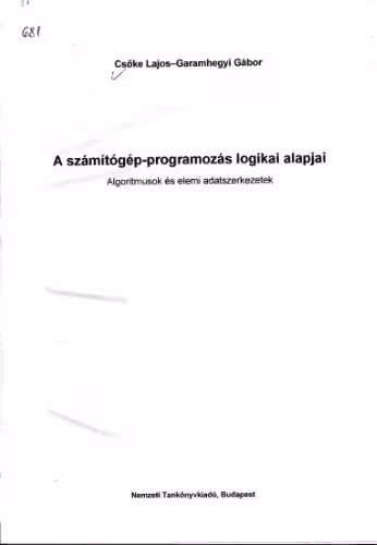 خرید و دانلود نسخه کامل کتاب A számítógép-programozás logikai alapjai