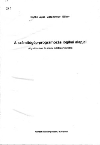 خرید و دانلود نسخه کامل کتاب A számítógép-programozás logikai alapjai