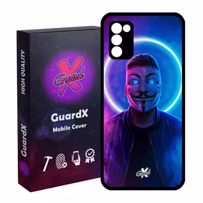 کاور گارد ایکس طرح Anonymous مدل Glass10043 مناسب برای گوشی موبایل سامسونگ Galaxy A02s / M02s