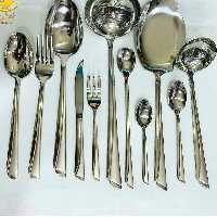 سرویس قاشق و چنگال 144 پارچه یونیک مدل ناخنی 4 میل