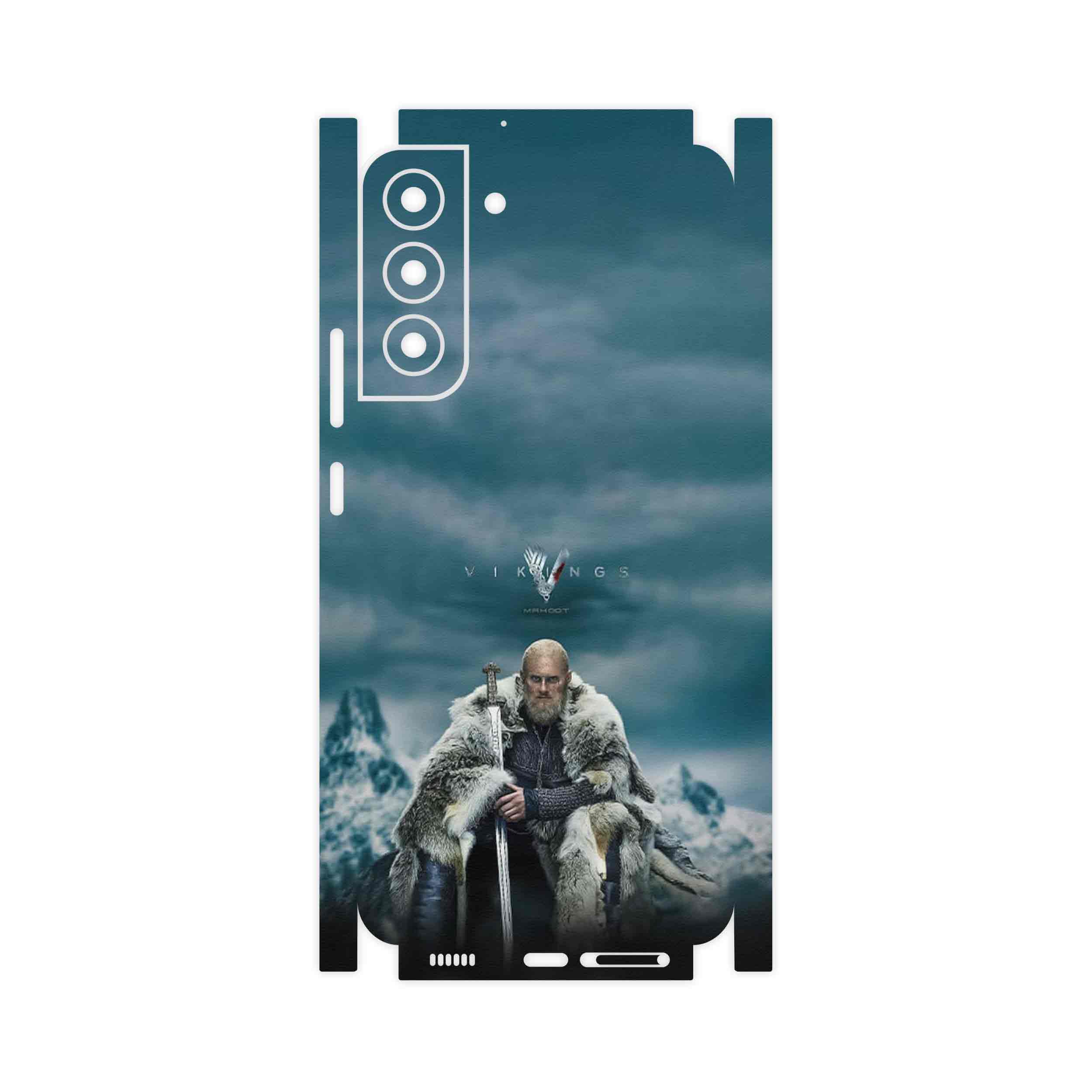 برچسب پوششی ماهوت مدل Vikings-FullSkin مناسب برای گوشی موبایل سامسونگ Galaxy S22 Plus 5G
