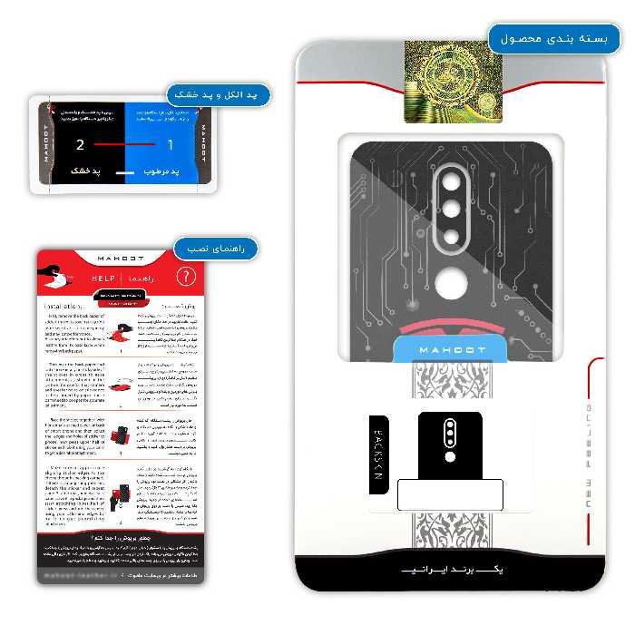 برچسب پوششی ماهوت مدل TESLA-Motors مناسب برای گوشی موبایل نوکیا 6.1 Plus